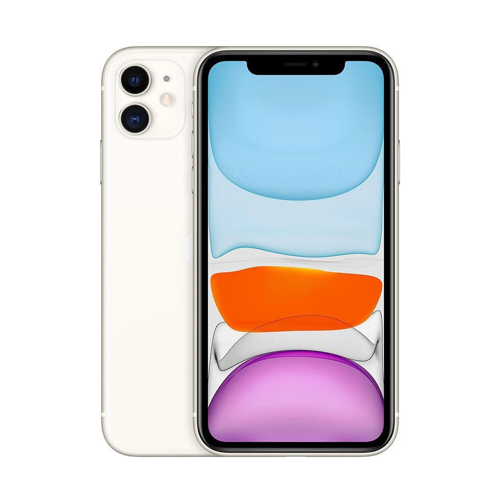 Apple iPhone 11 128GB Akıllı Telefon - Beyaz - Thumbnail