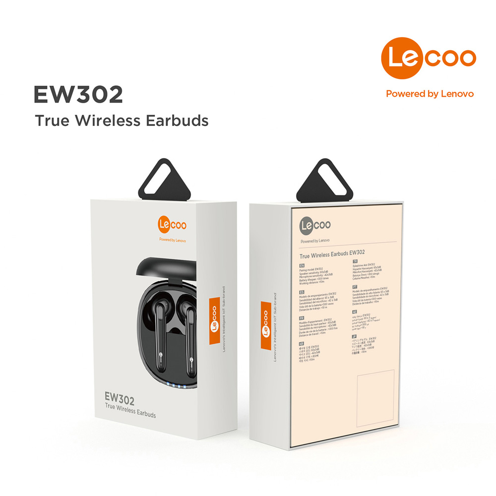 Lecoo EW302 TWS Bluetooth Kulaklık Siyah - 3