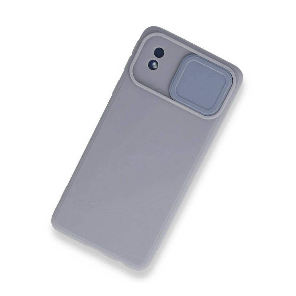 Newface Samsung Galaxy A01 Core Kılıf Colar Lens Slikon Gri