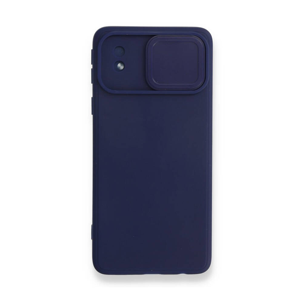 Newface Samsung Galaxy A01 Core Kılıf Colar Lens Slikon Lacivert