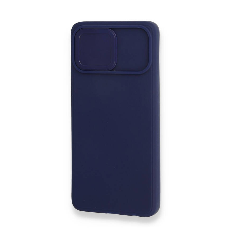 Newface Samsung Galaxy A01 Core Kılıf Colar Lens Slikon Lacivert