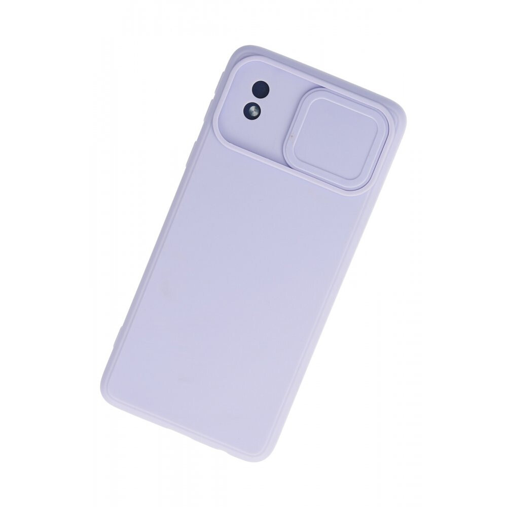 Newface Samsung Galaxy A01 Core Kılıf Colar Lens Slikon Mor - Thumbnail