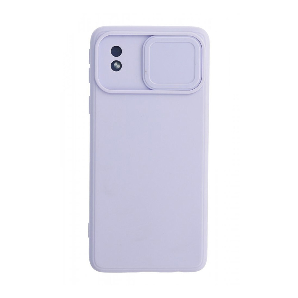 Newface Samsung Galaxy A01 Core Kılıf Colar Lens Slikon Mor - Thumbnail