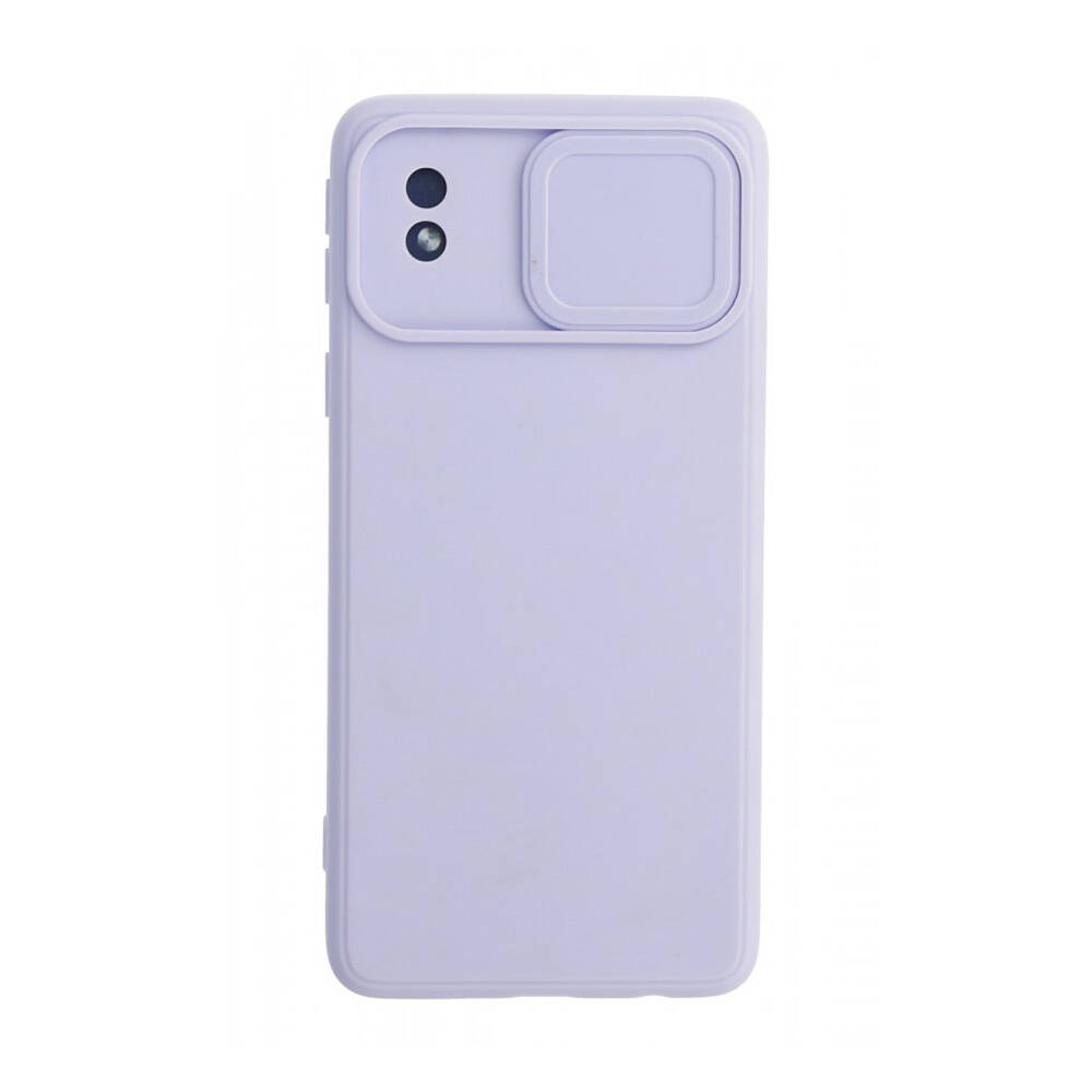 Newface Samsung Galaxy A01 Core Kılıf Colar Lens Slikon Mor