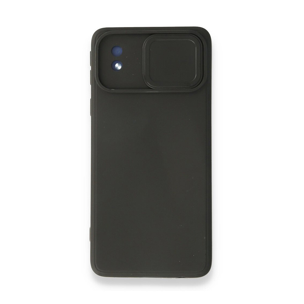 Newface Samsung Galaxy A01 Core Kılıf Colar Lens Slikon Siyah - Thumbnail
