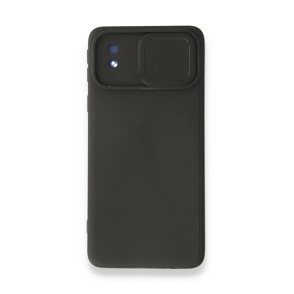Newface Samsung Galaxy A01 Core Kılıf Colar Lens Slikon Siyah