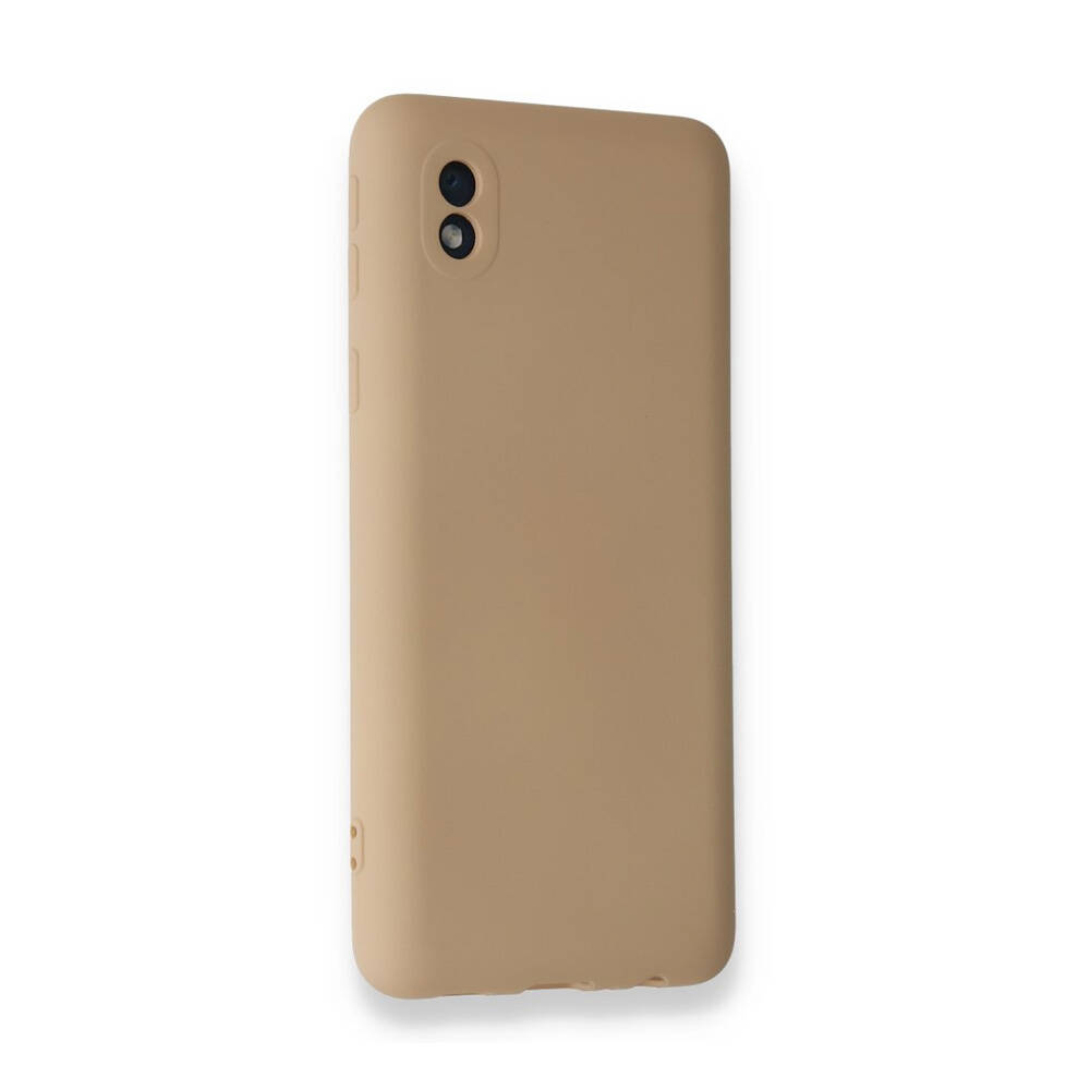 Newface Samsung Galaxy A01 Core Kılıf Nano İçi Kadife Kılıf Bej