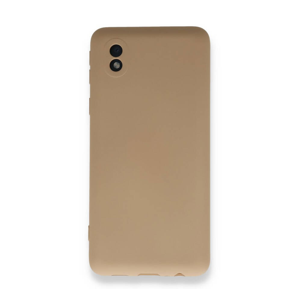 Newface Samsung Galaxy A01 Core Kılıf Nano İçi Kadife Kılıf Bej