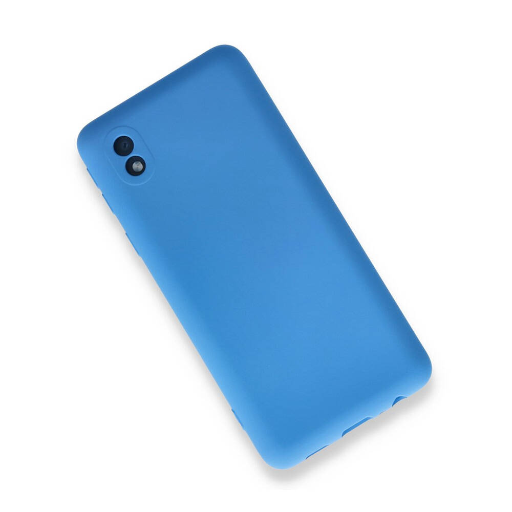 Newface Samsung Galaxy A01 Core Kılıf Nano İçi Kadife Kılıf Mavi
