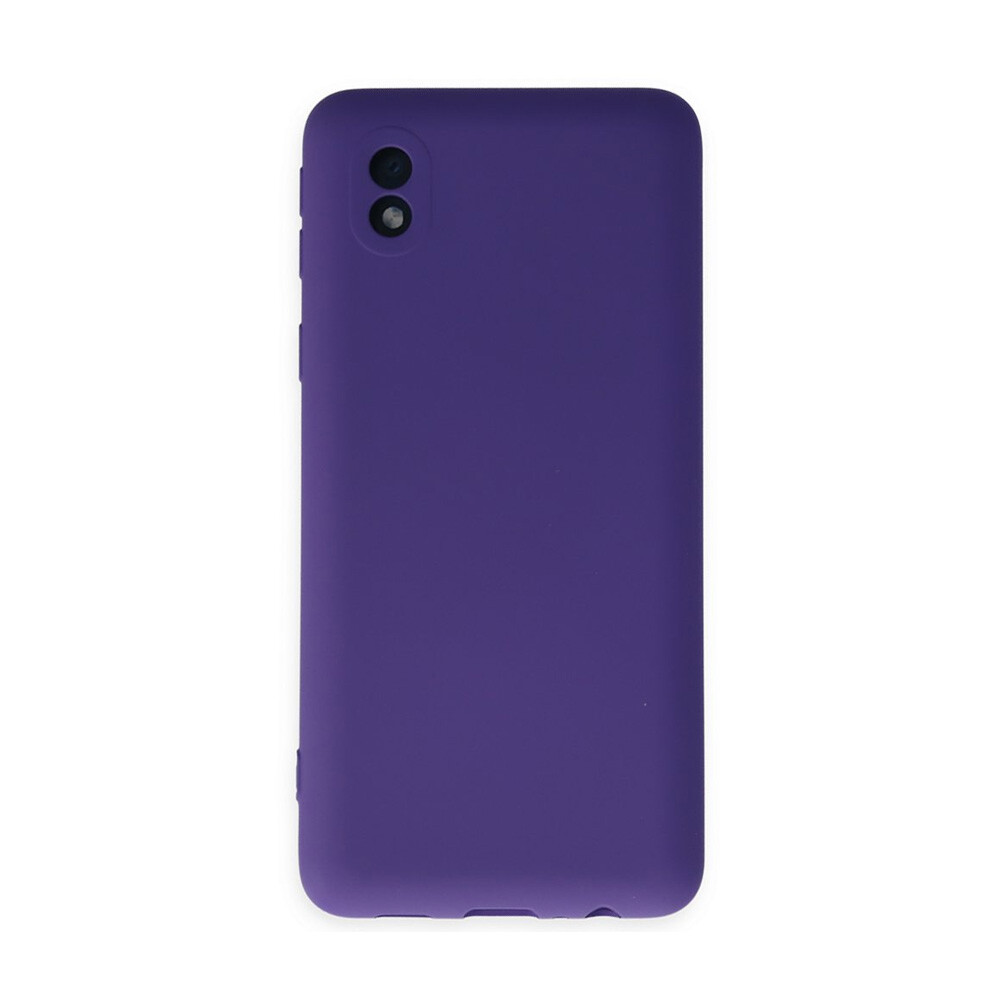 Newface Samsung Galaxy A01 Core Kılıf Nano İçi Kadife Kılıf Mor - Thumbnail