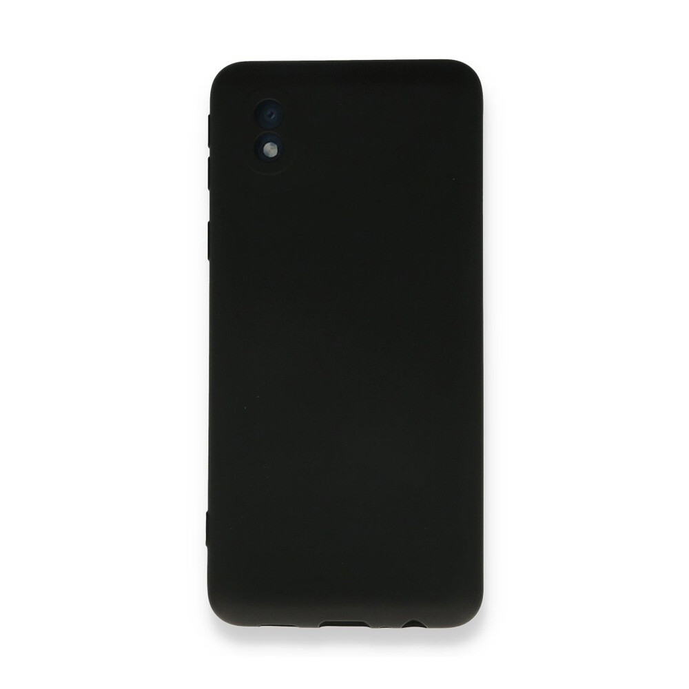 Newface Samsung Galaxy A01 Core Kılıf Nano İçi Kadife Kılıf Siyah - Thumbnail