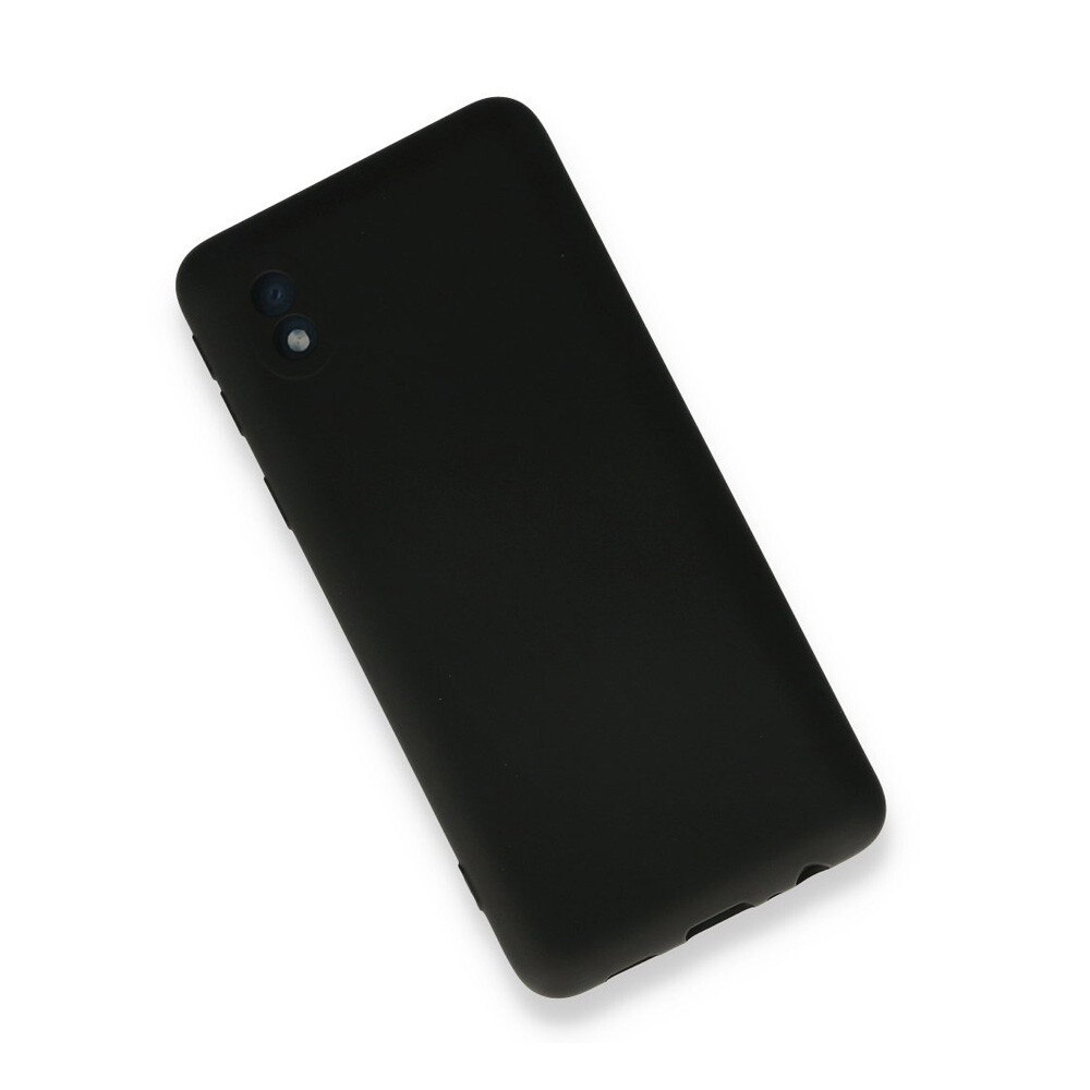 Newface Samsung Galaxy A01 Core Kılıf Nano İçi Kadife Kılıf Siyah - Thumbnail