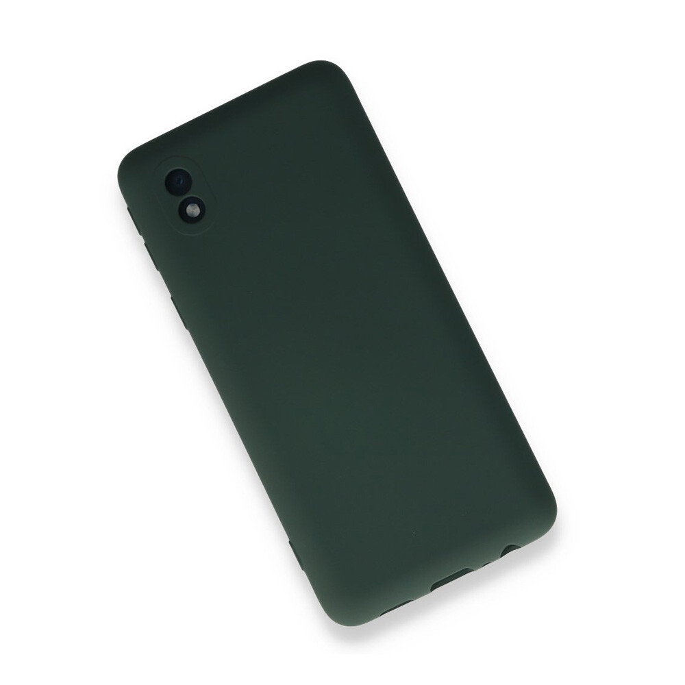 Newface Samsung Galaxy A01 Core Kılıf Nano İçi Kadife Kılıf Yeşil - Thumbnail