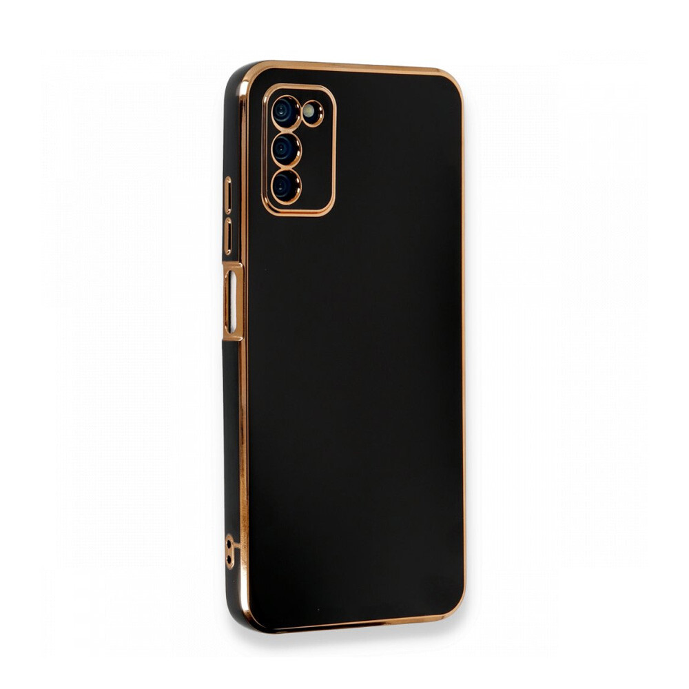 Newface Samsung Galaxy A03S Kılıf Volet Silikon Siyah - Thumbnail