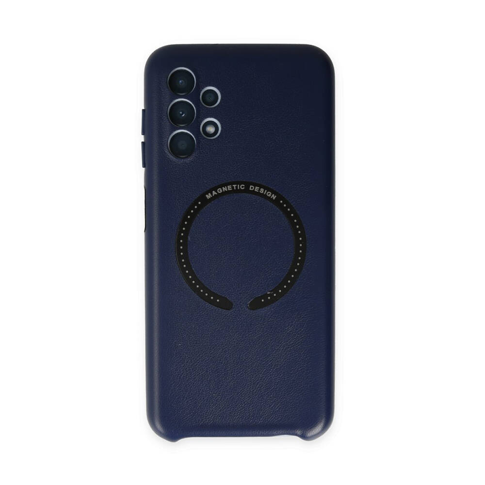 Newface Samsung Galaxy A13 Kılıf Hola Magsafe Kapak Mavi
