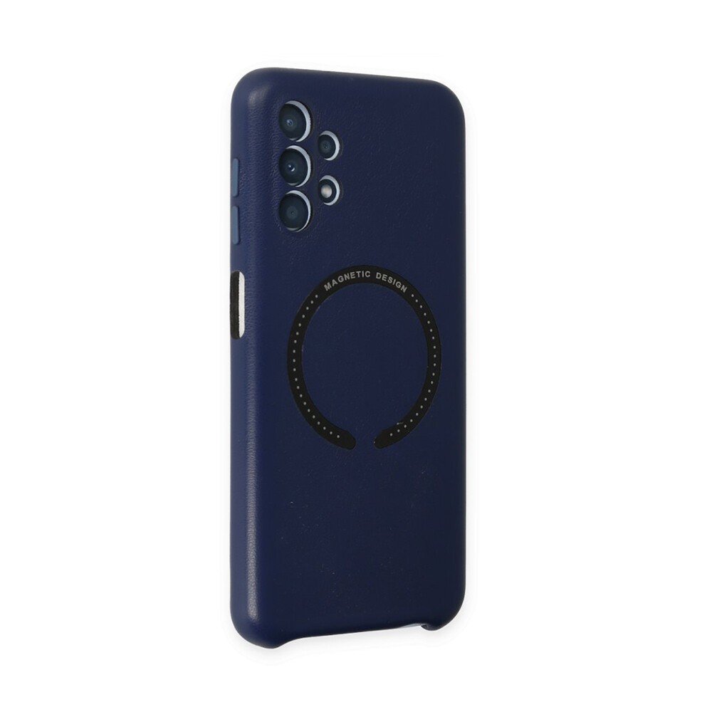Newface Samsung Galaxy A13 Kılıf Hola Magsafe Kapak Mavi - Thumbnail