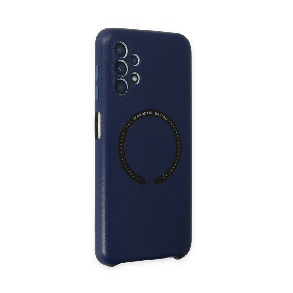Newface Samsung Galaxy A13 Kılıf Hola Magsafe Kapak Mavi