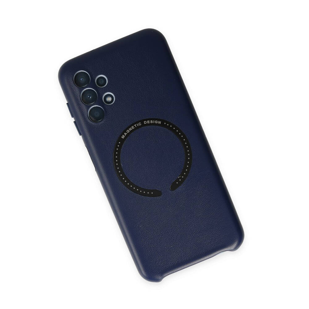 Newface Samsung Galaxy A13 Kılıf Hola Magsafe Kapak Mavi