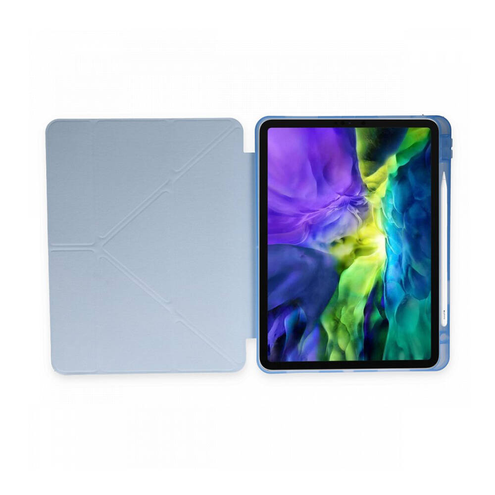 Newface Samsung X200 Tab A8 Kalemlikli Mars Tablet Kılıf Mavi - 5