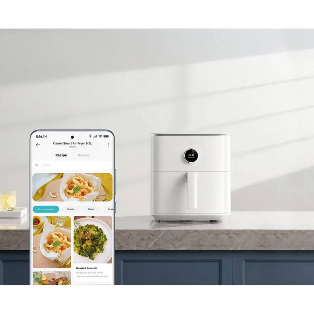Xiaomi Smart Air Fryer 6.5L Yağsız Fritöz - Beyaz